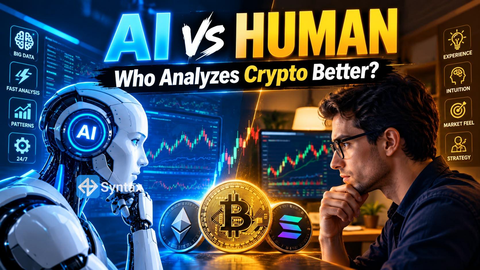 AI vs Human – Who Analyzes Crypto Better? - Syntax Verse