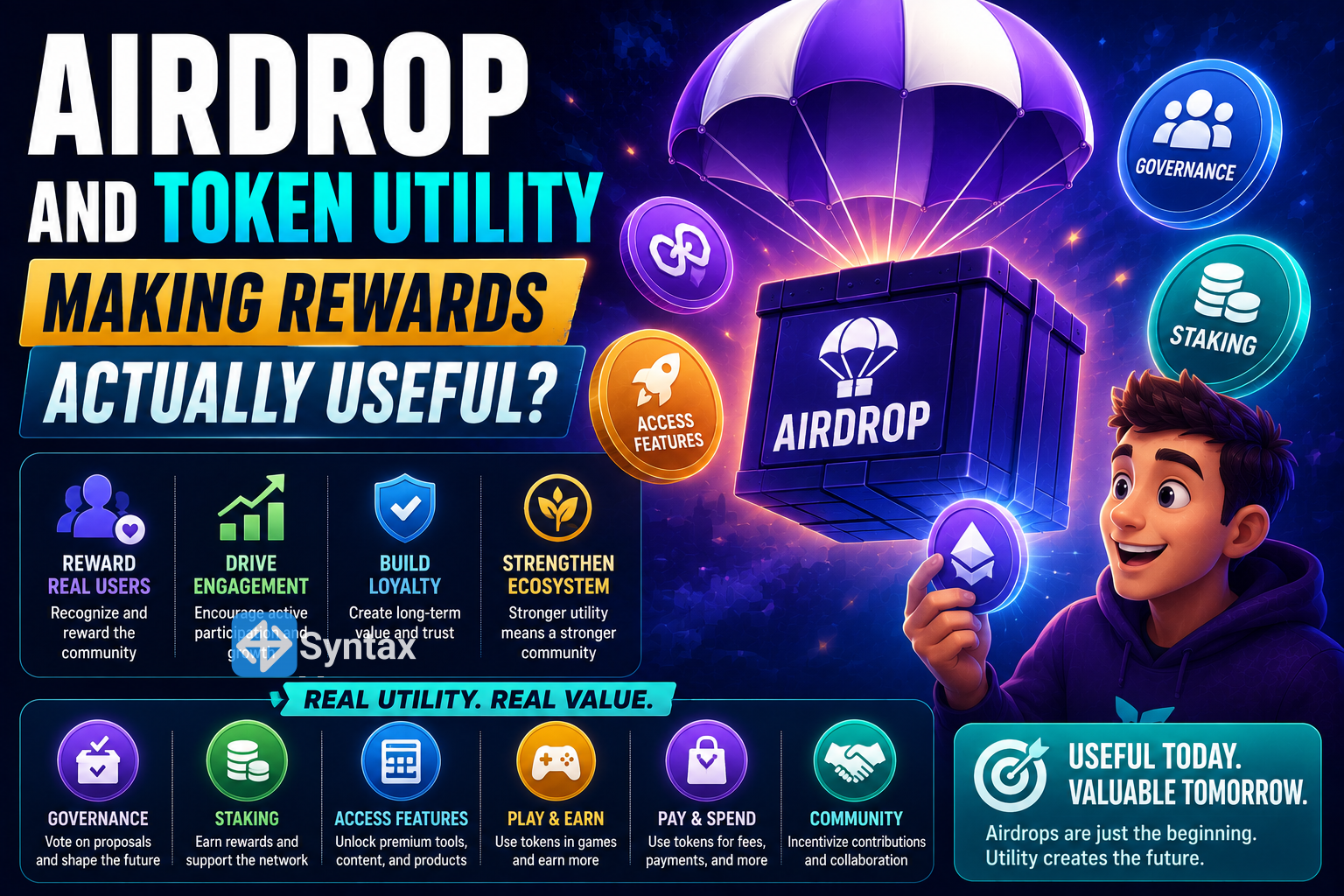 Airdrop and Token Utility – Making Rewards Actually Useful? - Syntax Verse