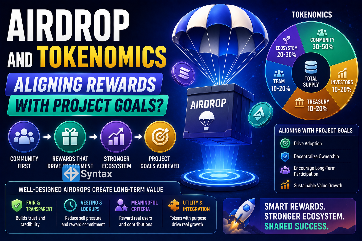 Airdrop and Tokenomics – Aligning Rewards With Project Goals? - Syntax Verse