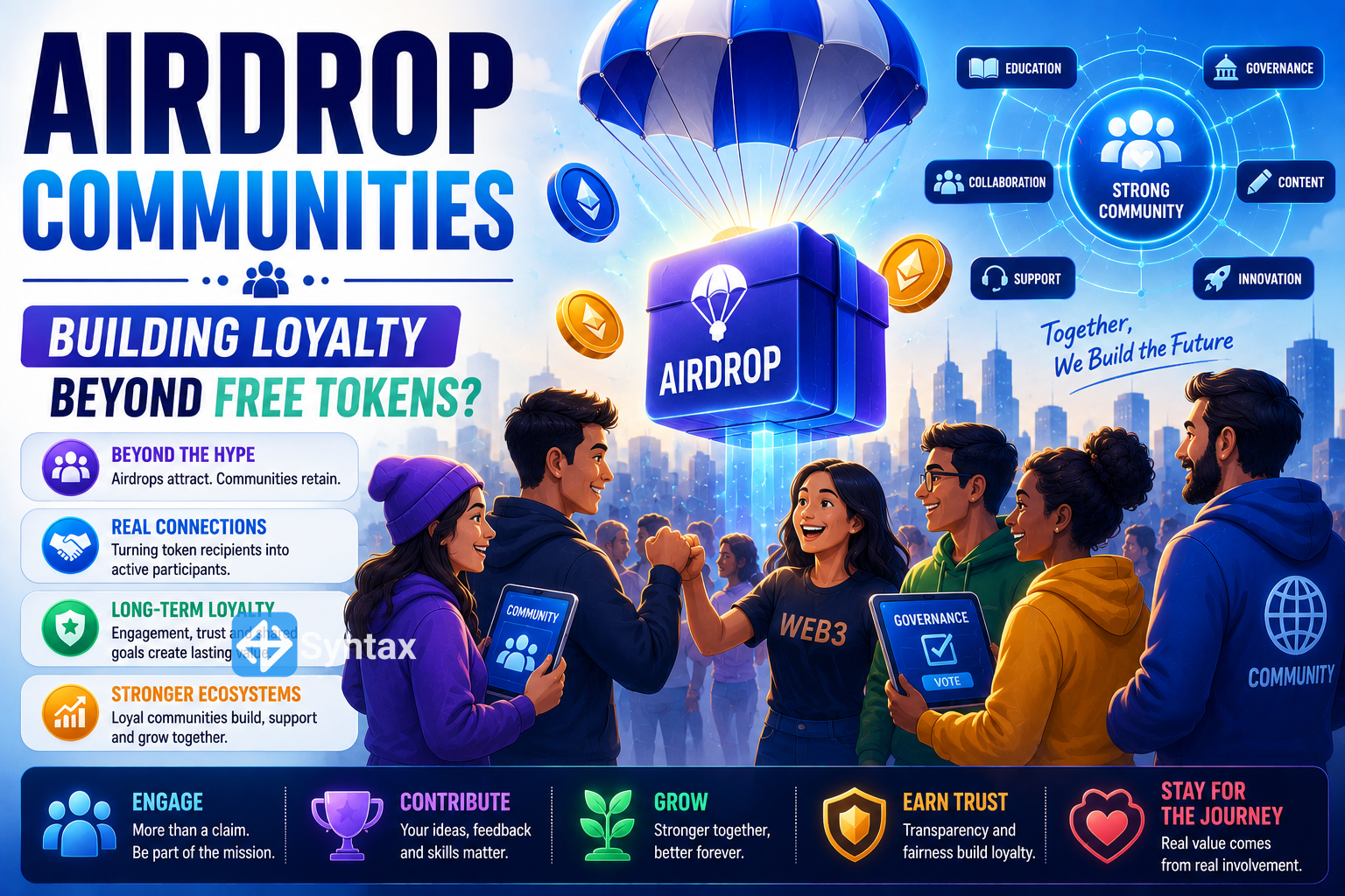 Airdrop Communities – Building Loyalty Beyond Free Tokens? - Syntax Verse
