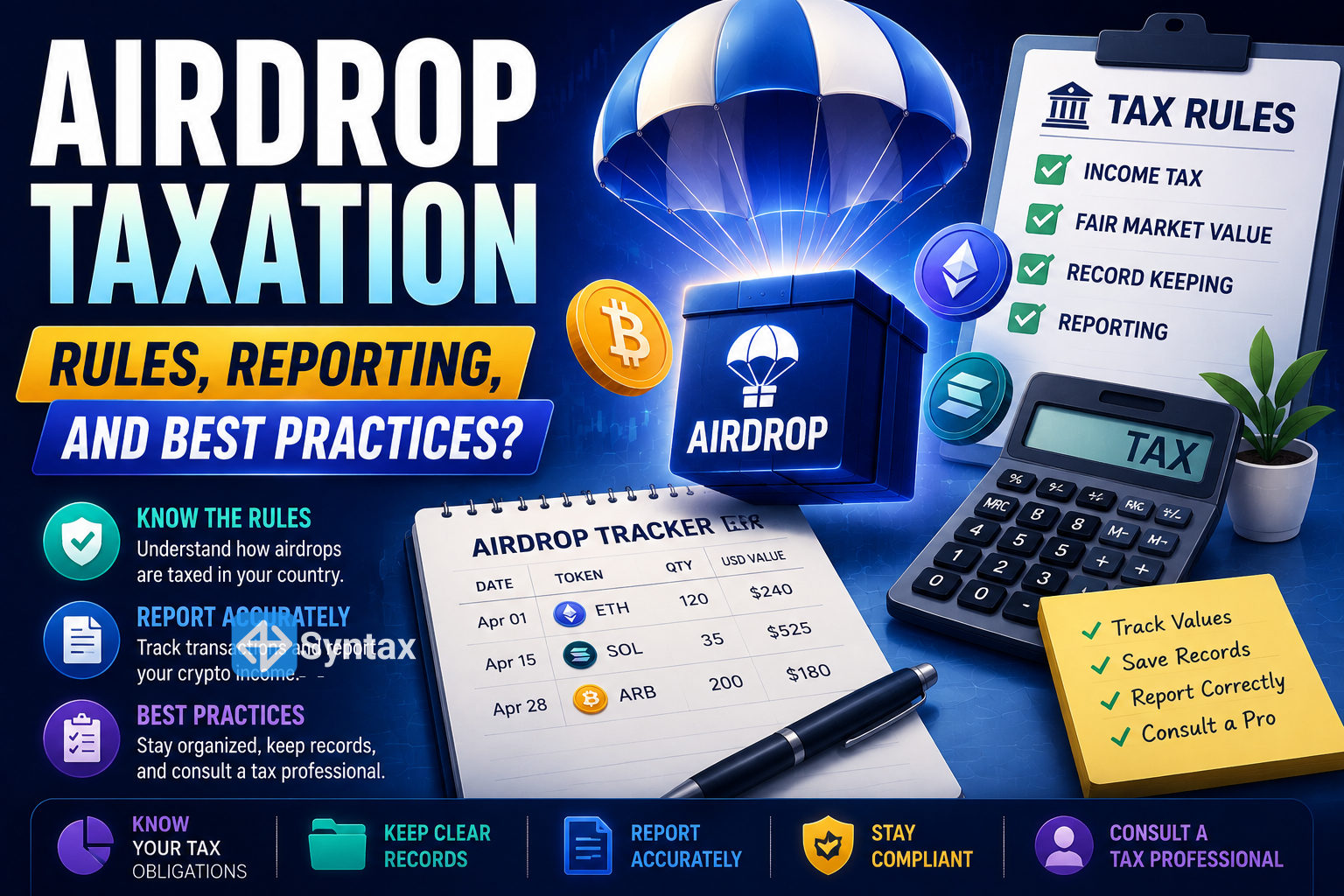 Airdrop Taxation – Rules, Reporting, and Best Practices? - Syntax Verse