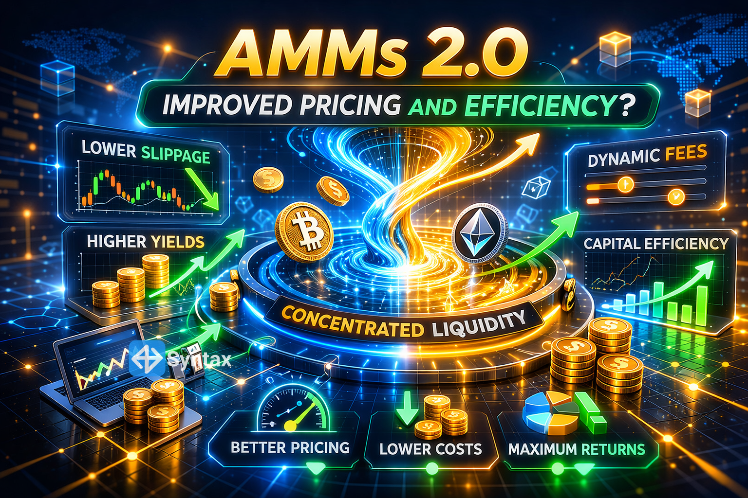 AMMs 2.0 – Improved Pricing and Efficiency? - Syntax Verse