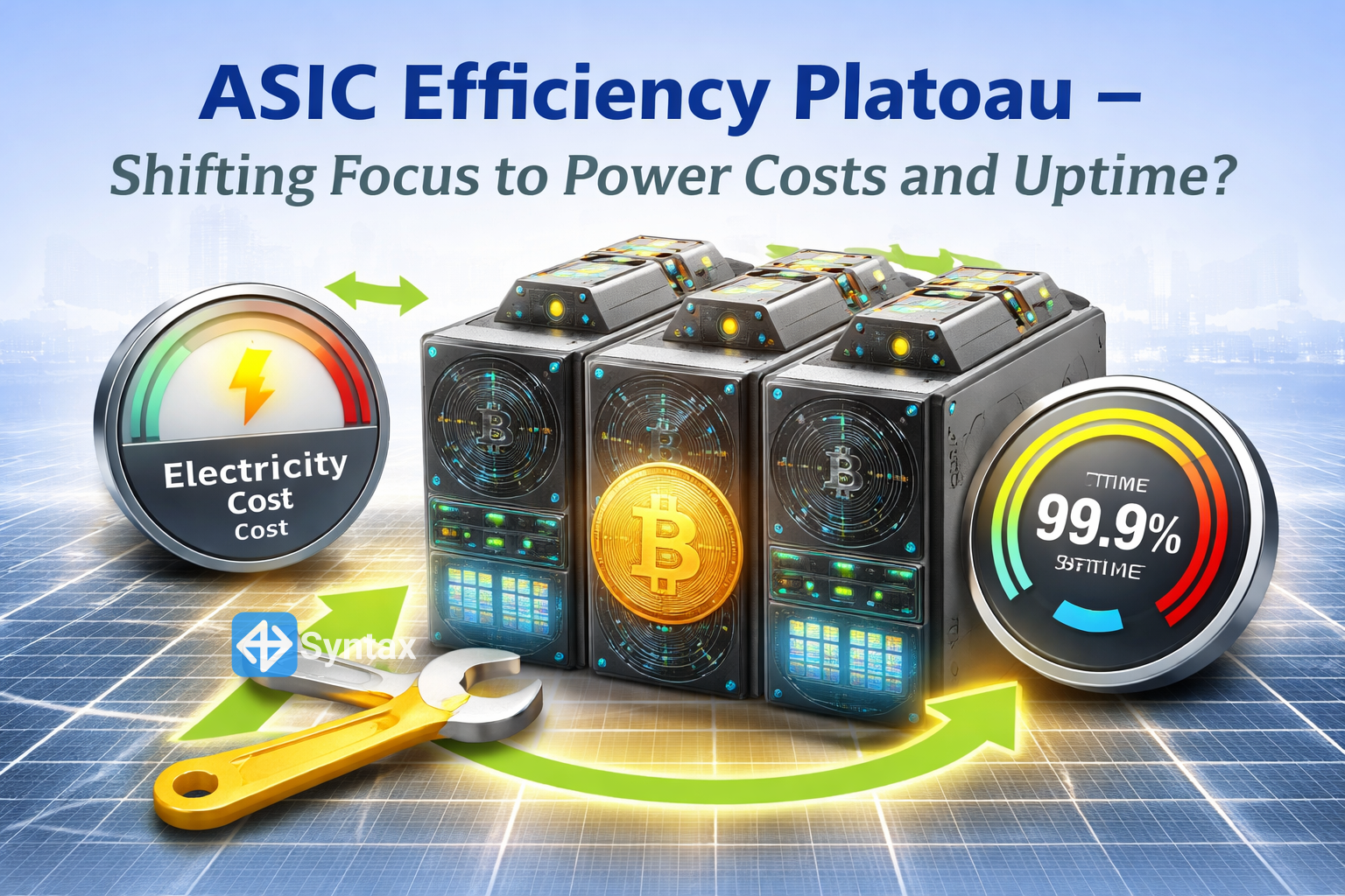 ASIC Efficiency Plateau – Shifting Focus to Power Costs and Uptime? - Syntax Verse