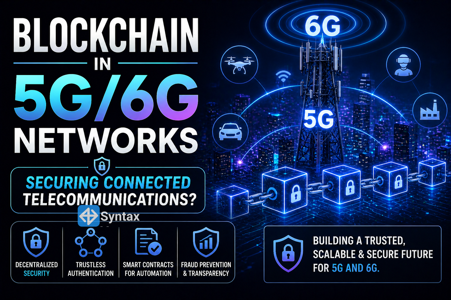 Blockchain in 5G/6G Networks – Securing Connected Telecommunications? - Syntax Verse