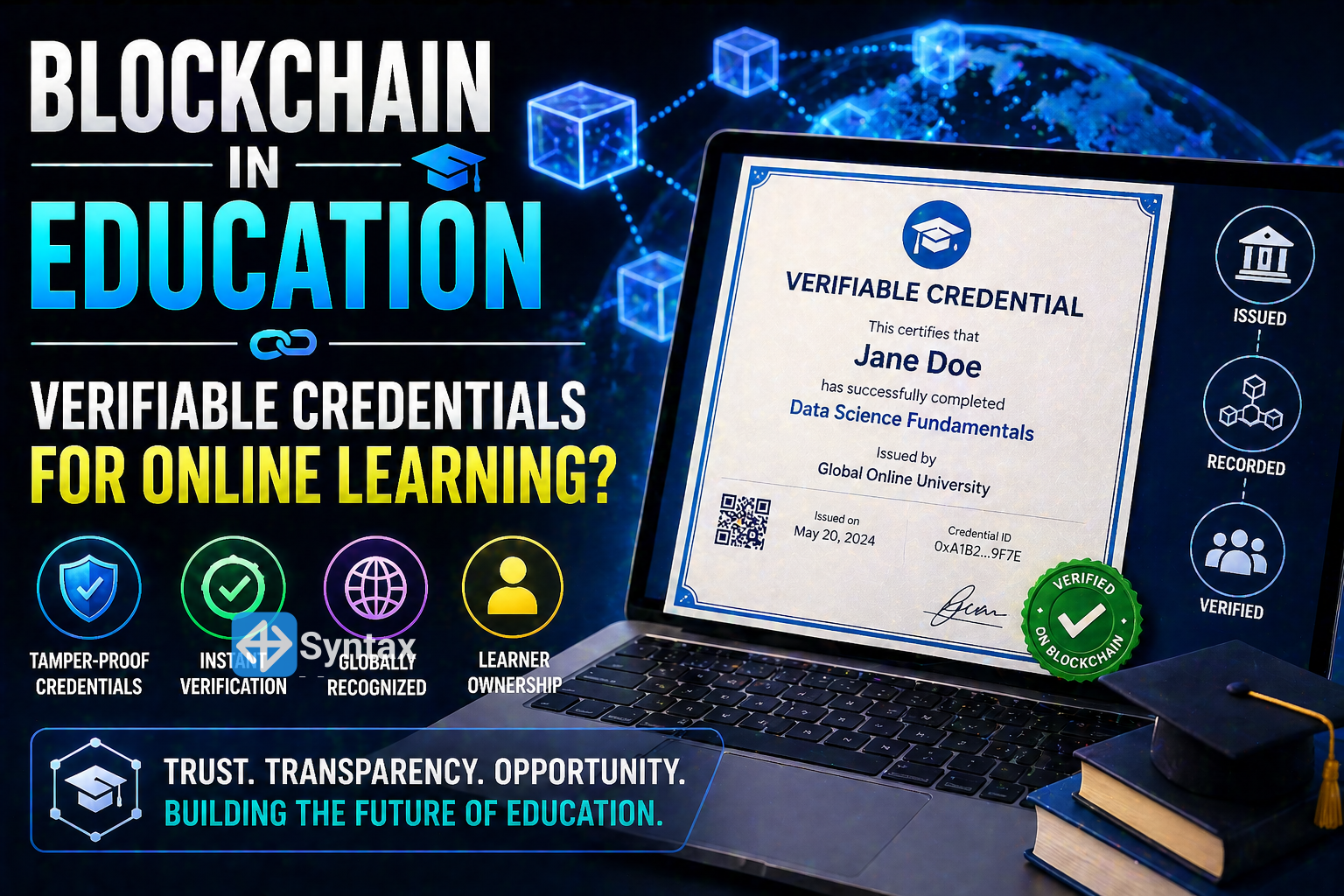 Blockchain in Education – Verifiable Credentials for Online Learning? - Syntax Verse