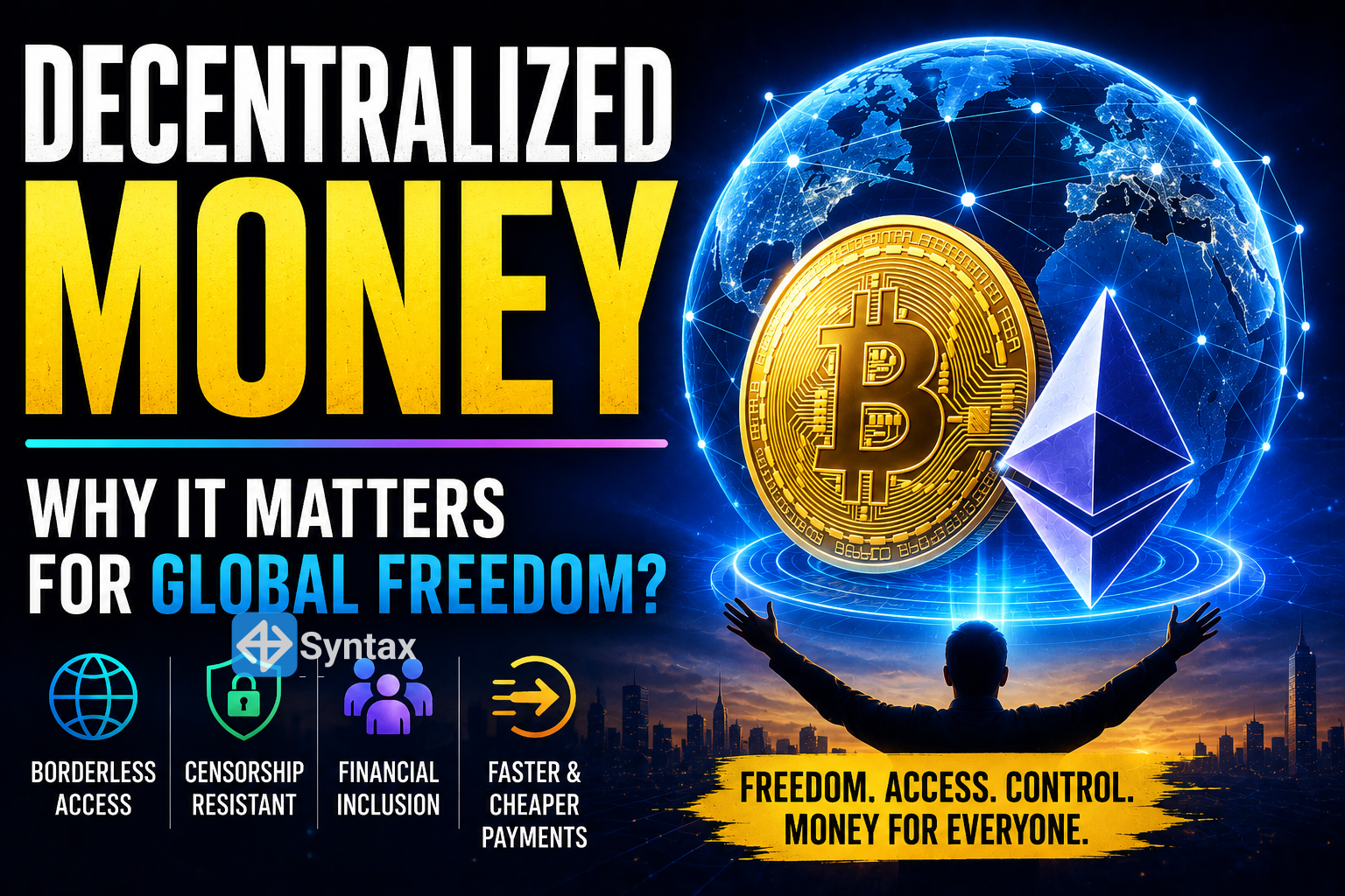 Decentralized Money – Why It Matters for Global Freedom? - Syntax Verse