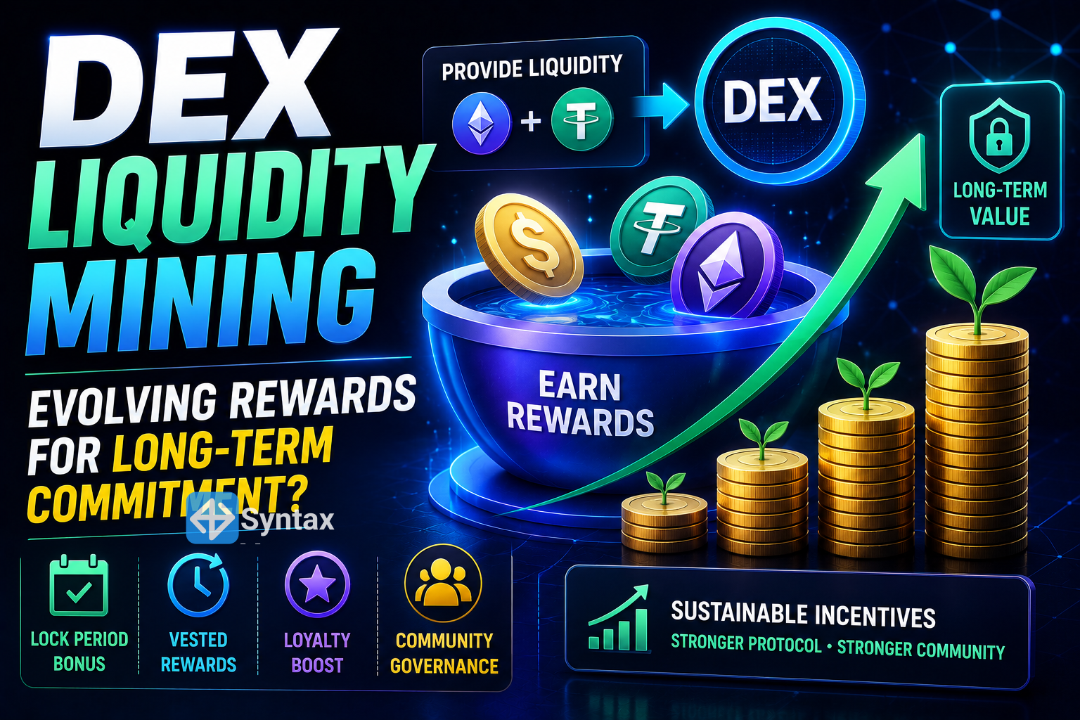 DEX Liquidity Mining – Evolving Rewards for Long-Term Commitment? - Syntax Verse