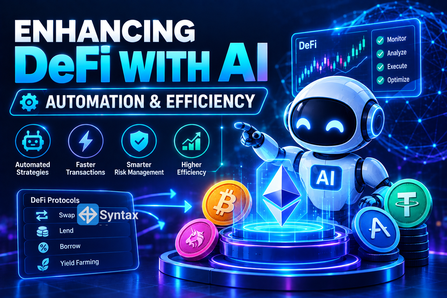 Enhancing DeFi With AI – Automation & Efficiency - Syntax Verse