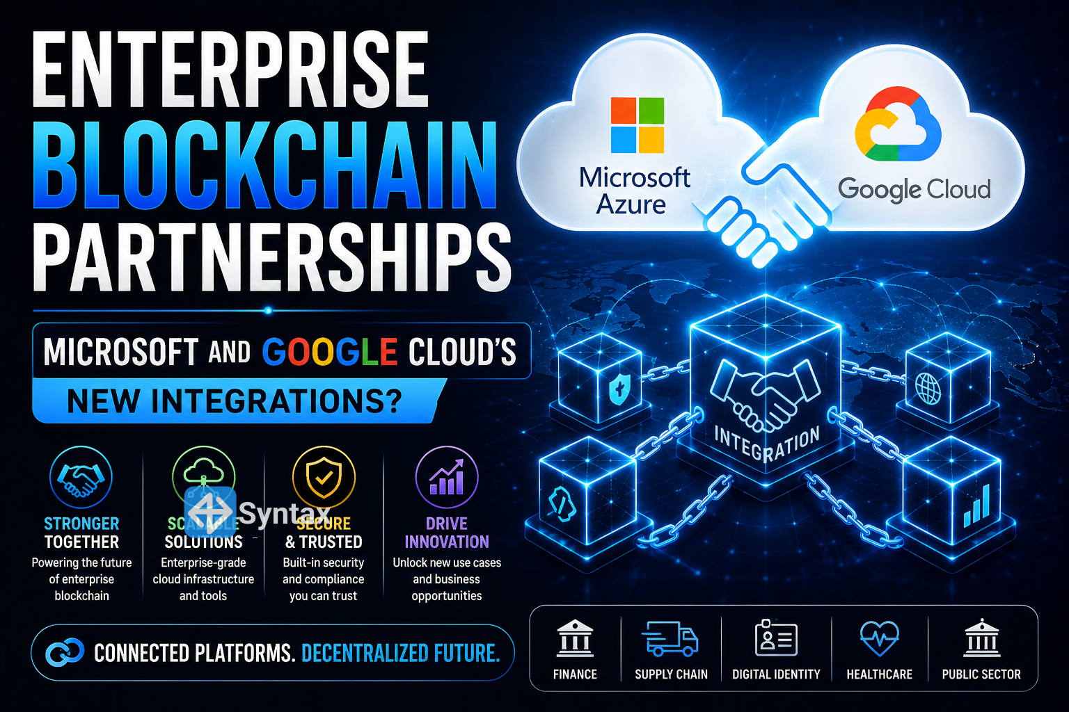Enterprise Blockchain Partnerships – Microsoft and Google Cloud’s New Integrations? - Syntax Verse