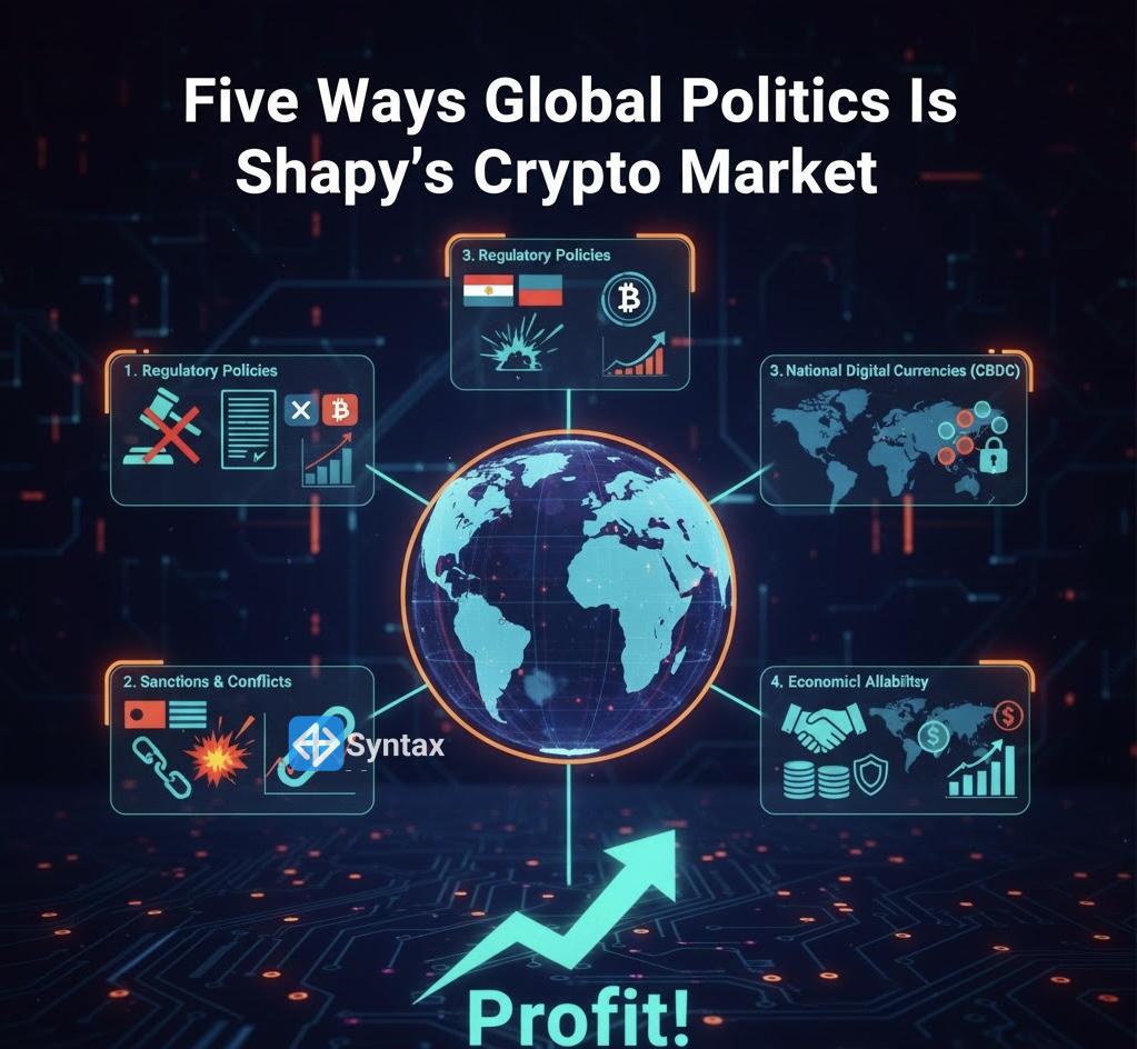 Five Ways Global Politics Is Shaping Today’s Crypto Market - Syntax Verse