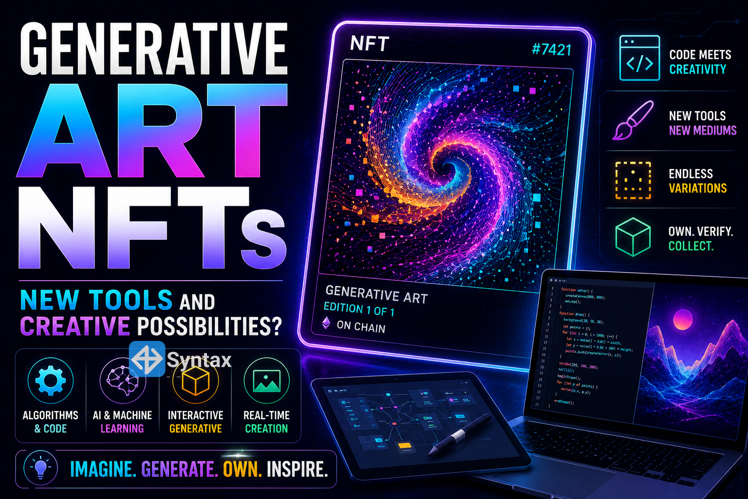 Generative Art NFTs – New Tools and Creative Possibilities? - Syntax Verse