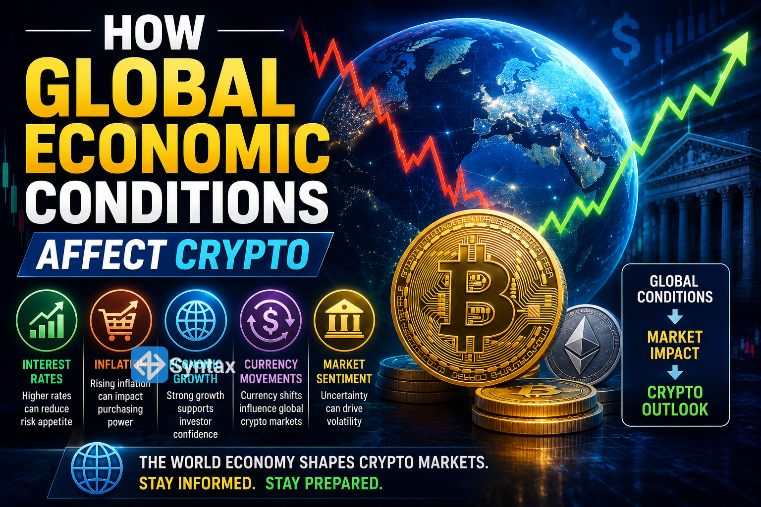 How Global Economic Conditions Affect Crypto - Syntax Verse