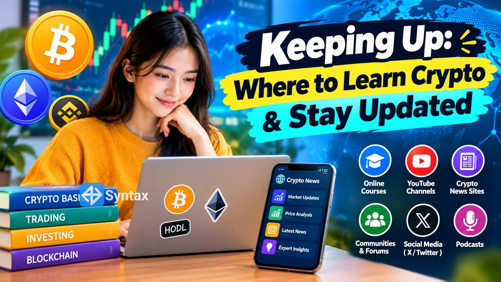 Keeping Up: Where to Learn Crypto & Stay Updated - Syntax Verse