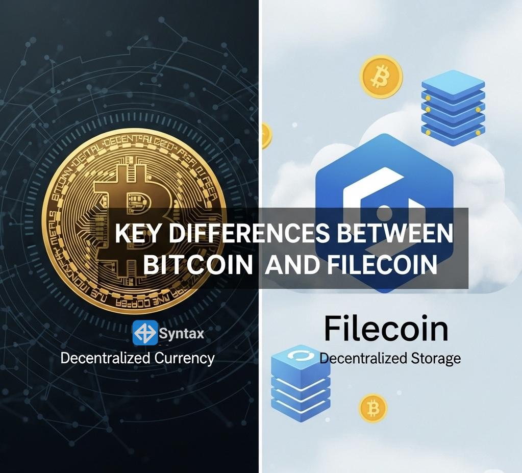 Key Differences Between Bitcoin and Filecoin - Syntax Verse