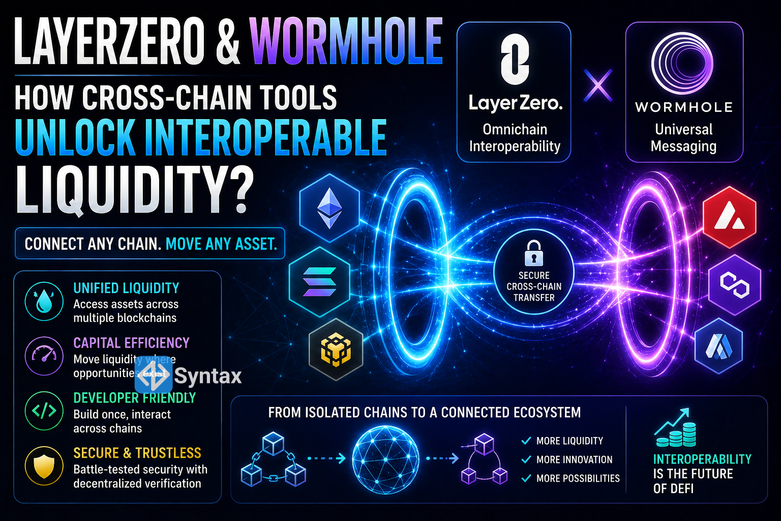 LayerZero & Wormhole – How Cross-Chain Tools Unlock Interoperable Liquidity? - Syntax Verse