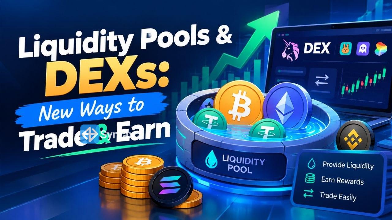 Liquidity Pools & DEXs: New Ways to Trade & Earn - Syntax Verse