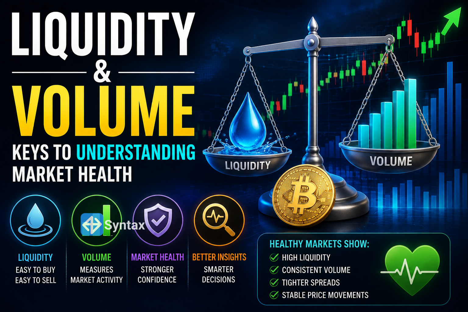 Liquidity & Volume – Keys to Understanding Market Health - Syntax Verse
