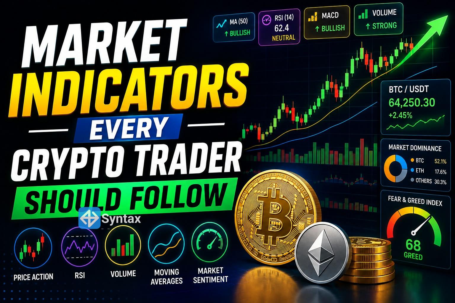 Market Indicators Every Crypto Trader Should Follow - Syntax Verse