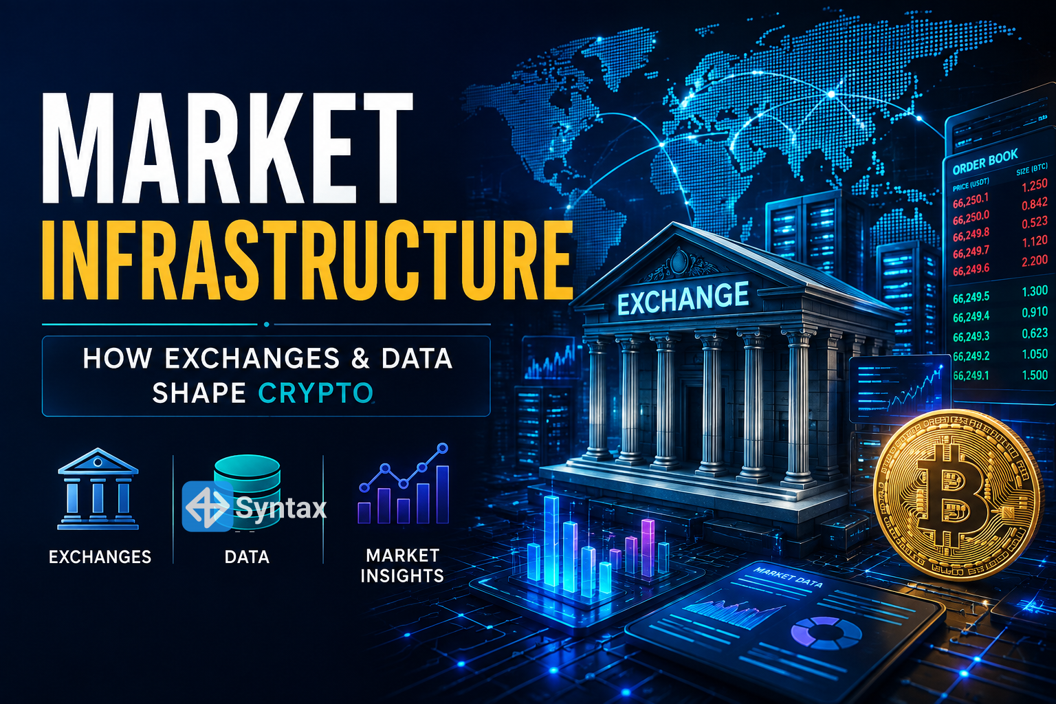Market Infrastructure – How Exchanges & Data Shape Crypto - Syntax Verse
