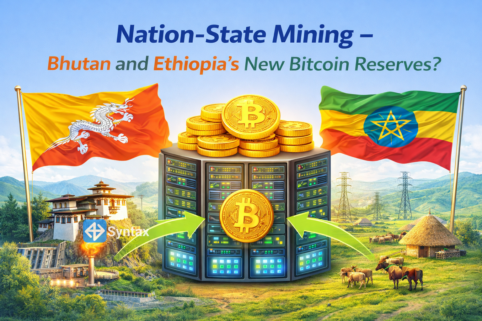 Nation-State Mining – Bhutan and Ethiopia’s New Bitcoin Reserves? - Syntax Verse