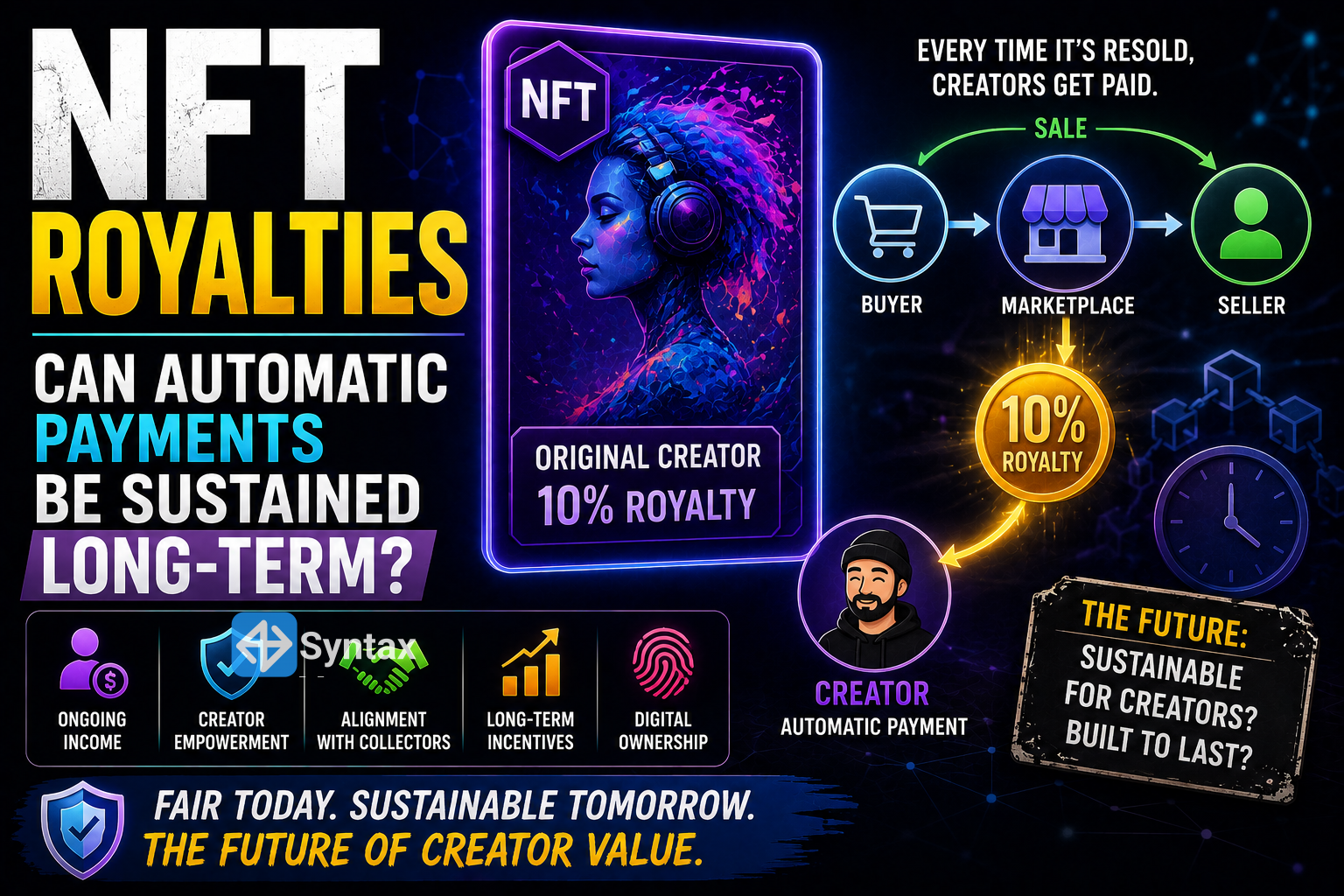 NFT Royalties – Can Automatic Payments Be Sustained Long-Term? - Syntax Verse