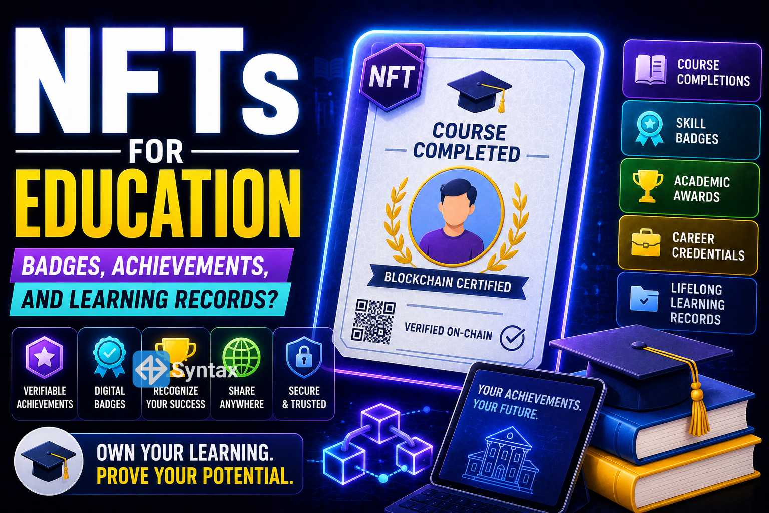 NFTs for Education – Badges, Achievements, and Learning Records? - Syntax Verse