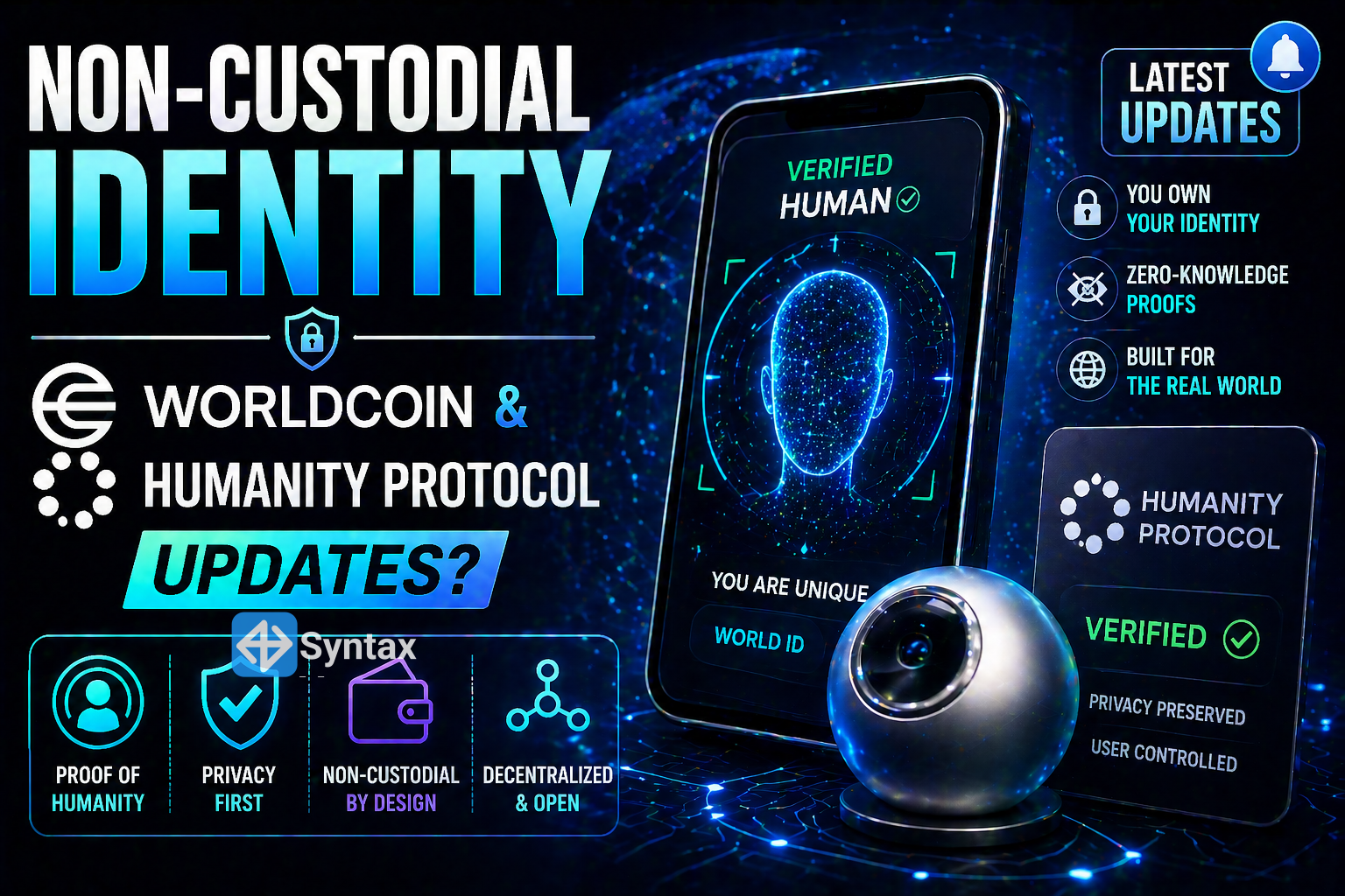 Non-Custodial Identity – Worldcoin and Humanity Protocol Updates? - Syntax Verse