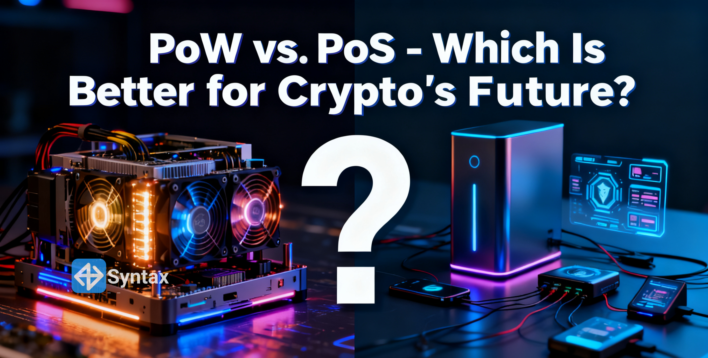 PoW vs. PoS – Which Is Better for Crypto’s Future? - Syntax Verse