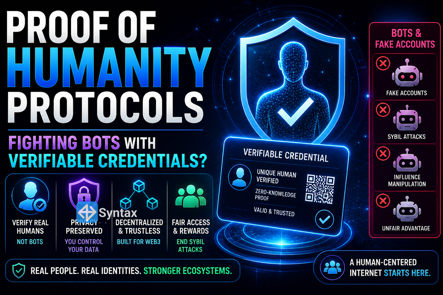 Proof of Humanity Protocols – Fighting Bots With Verifiable Credentials? - Syntax Verse
