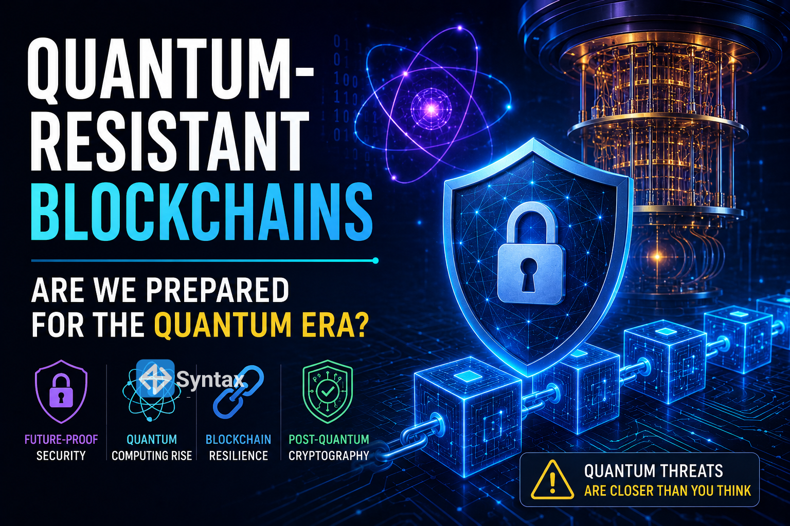 Quantum-Resistant Blockchains – Are We Prepared for the Quantum Era? - Syntax Verse