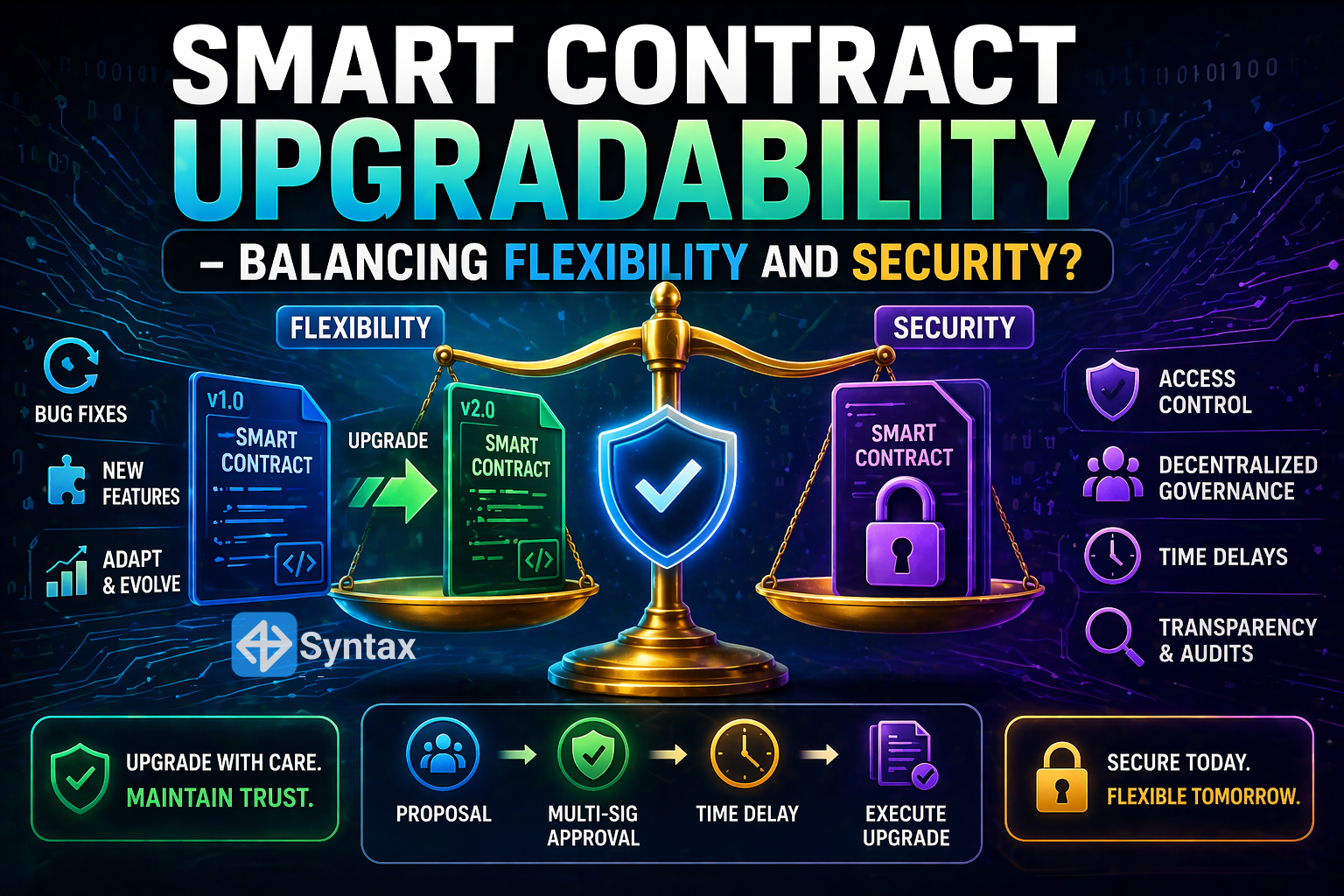 Smart Contract Upgradability – Balancing Flexibility and Security ...