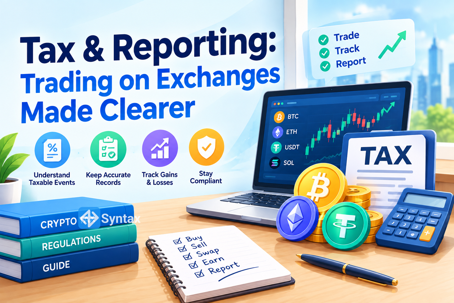 Tax & Reporting: Trading on Exchanges Made Clearer - Syntax Verse