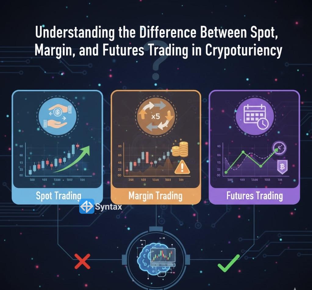 Understanding the Difference Between Spot, Margin, and Futures Trading in Cryptocurrency - Syntax Verse