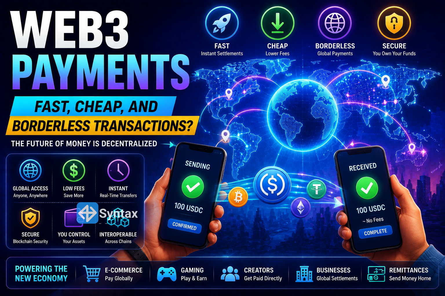 Web3 Payments – Fast, Cheap, and Borderless Transactions? - Syntax Verse