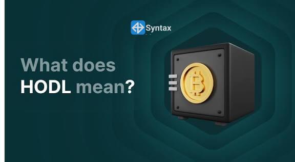What does “HODL” mean? - Syntax Verse