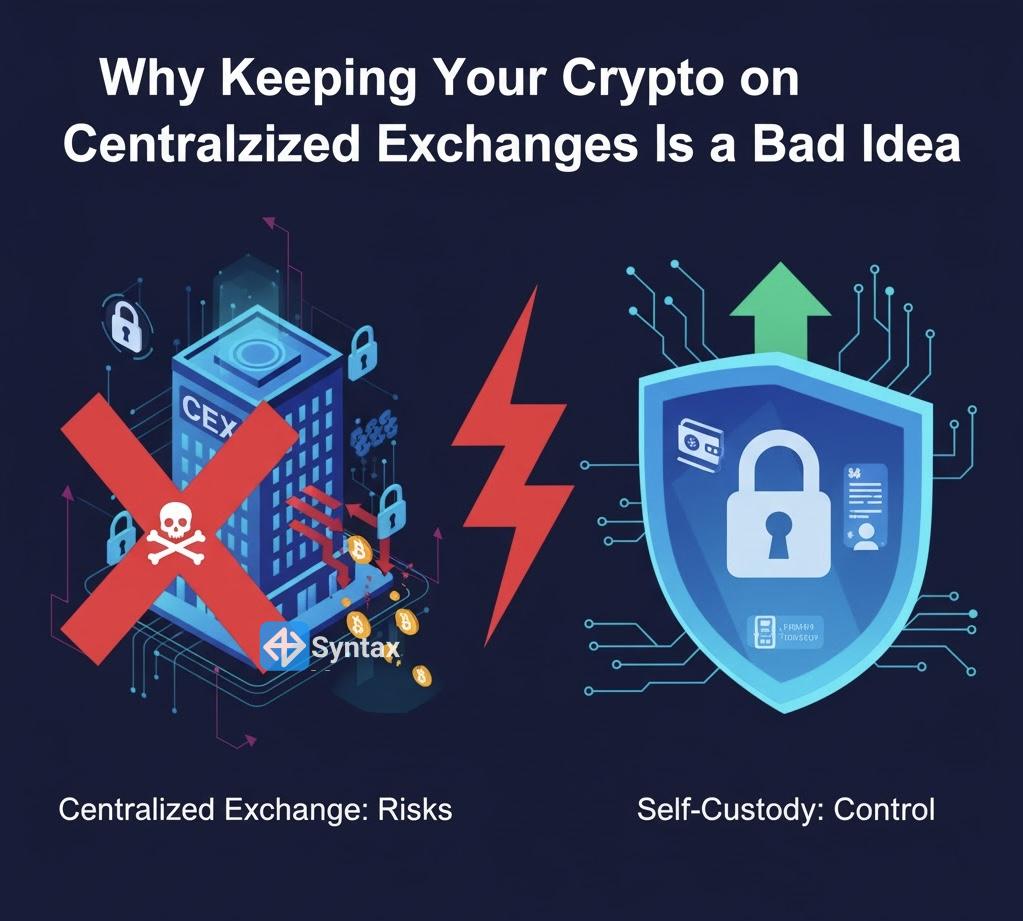 Why Keeping Your Crypto on Centralized Exchanges Is a Bad Idea - Syntax Verse