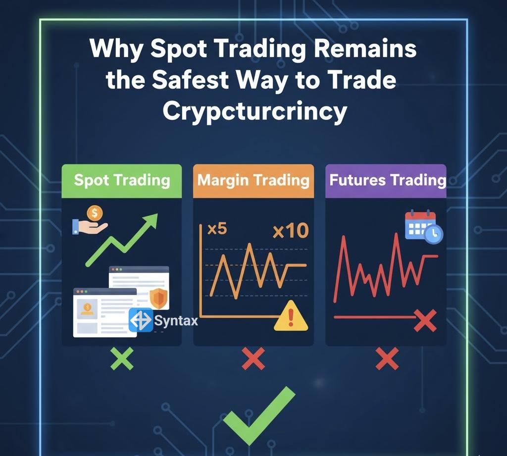 Why Spot Trading Remains the Safest Way to Trade Cryptocurrency - Syntax Verse